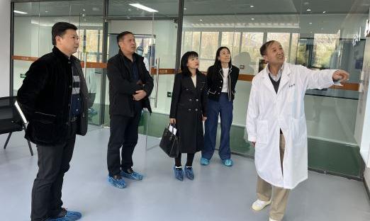 莱西市科协张主席参观调查永信贵宾会217集团宣讲科技政策